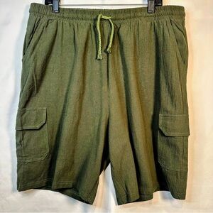 Olive Green Women's Cargo Shorts